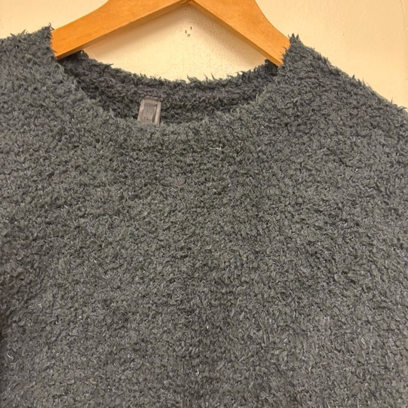 Skims Cozy Knit Unisex Pullover Onyx - Picture 6 of 11